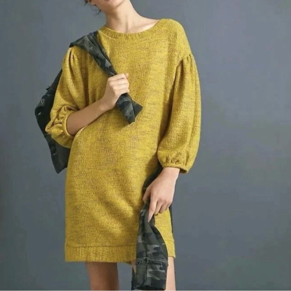 Saturday Sunday Anthropologie Lyla Cozy Knit Tunic Dress
